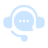 Headset and chat bubble icon