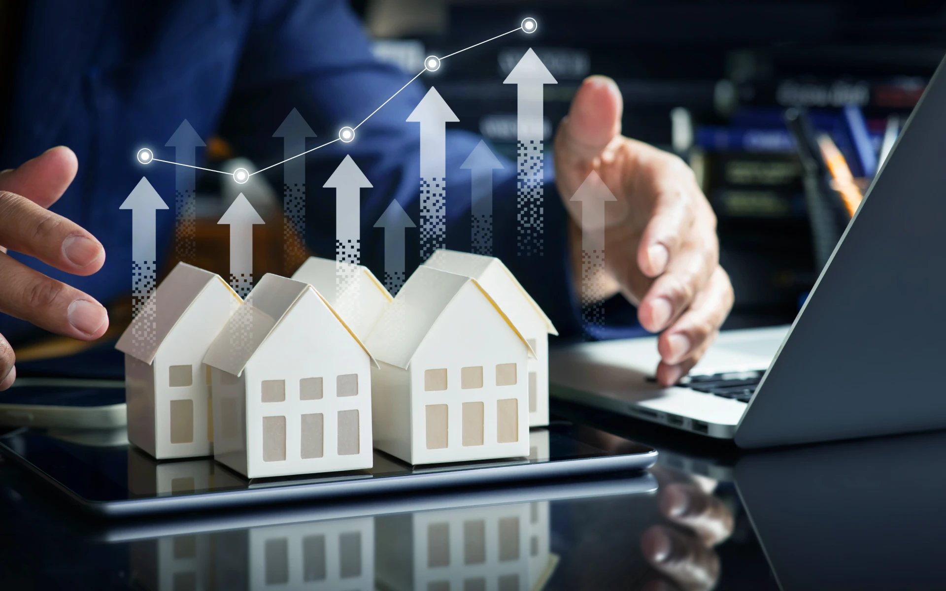 Rising property values illustration