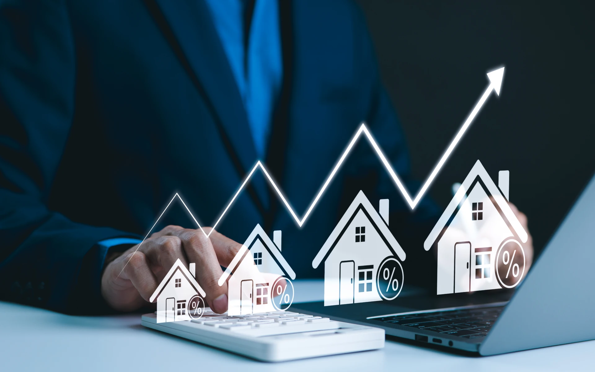 Rising property values chart